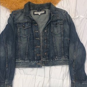 Express dark wash jeans jacket